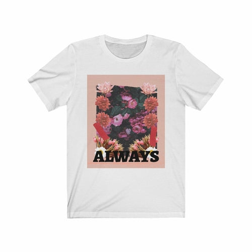 Floral Grunge Jersey Short Sleeve Tee